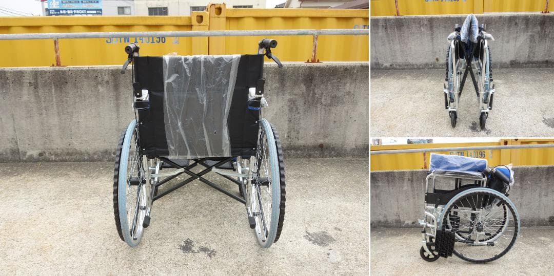【中古】K▼ 車椅子 車いす 自走・介助兼用 (39670)