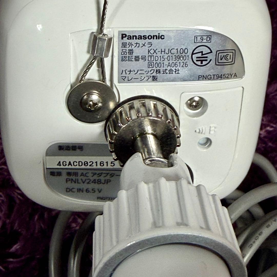 ☆美品 パナソニック VS-HC105 W モニター付き 防犯カメラ 防水 防塵