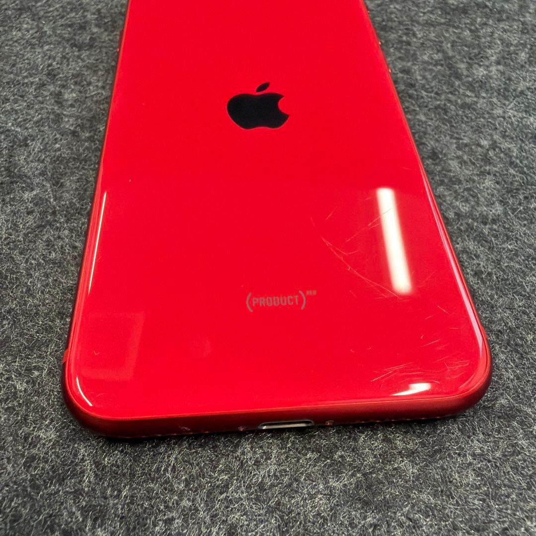 豆*腐様 iPhone 本体 レッド ひび割れあり
