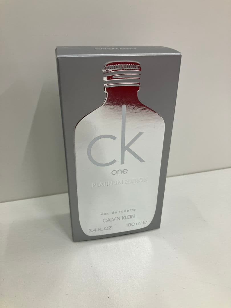 【シーケーワン　プラチナ　オードトワレ】100ml　香水　カルバン・クライン