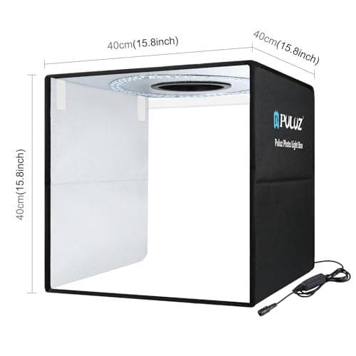 PULUZ 40cm 撮影ボックス 3色温度調光 160個leds搭載 320p