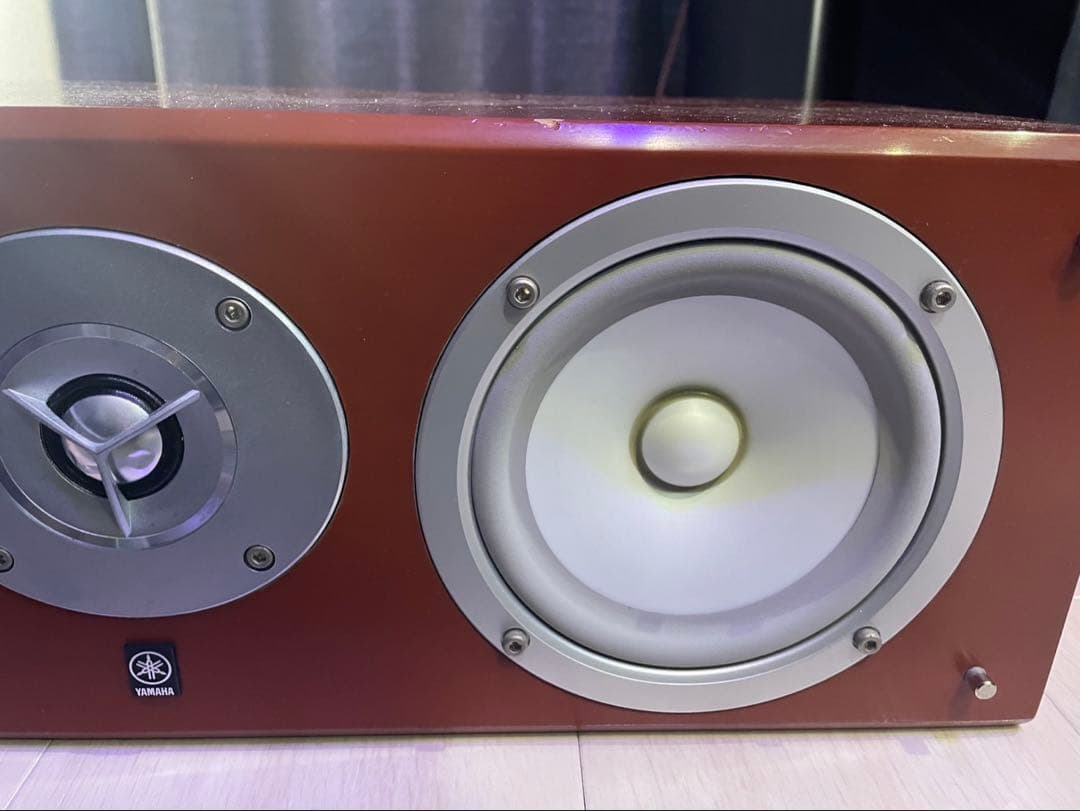 【おまけ付】ヤマハ NS-C525 センタースピーカー 天然木仕上げ チェリー