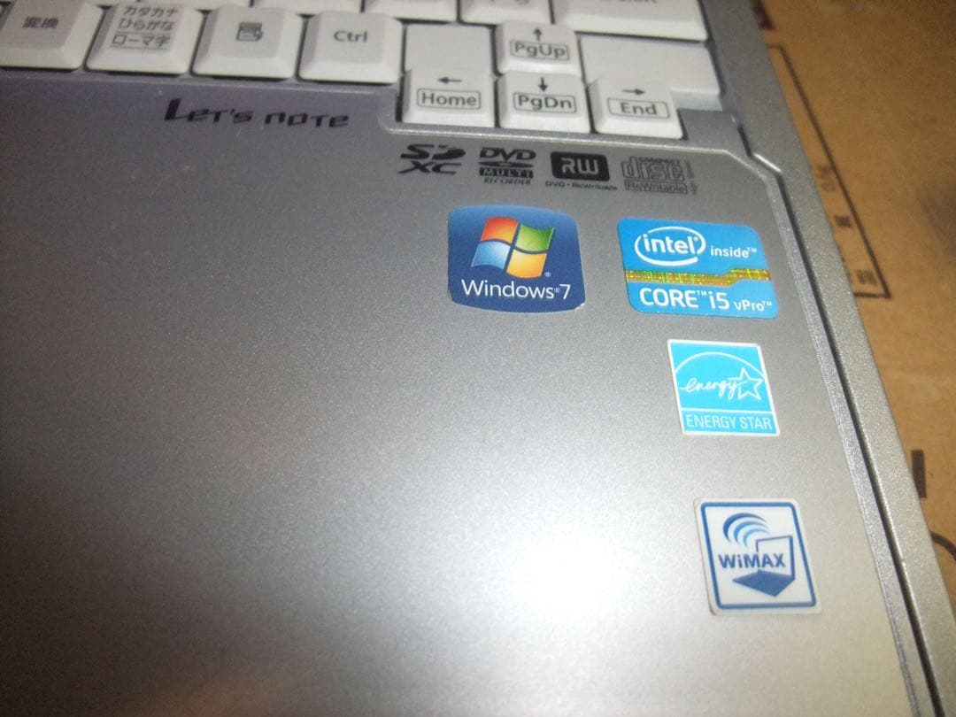 12インチ小型PC パナソニックレッツノート Windows 11