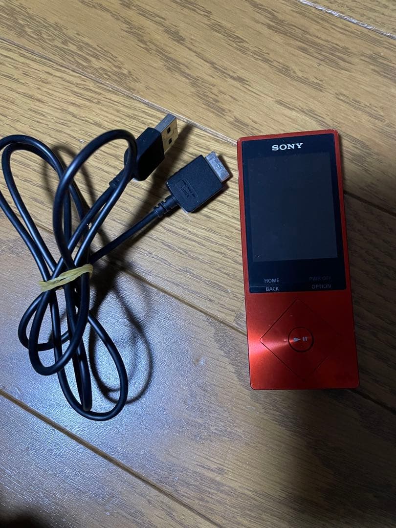 SONY WALKMAN NW-A25レッド 本体 + USBケーブル