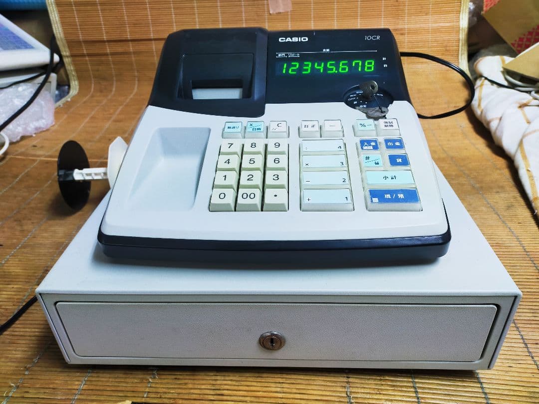 カシオレジスター　10CR　簡単便利特殊　送料込　344044