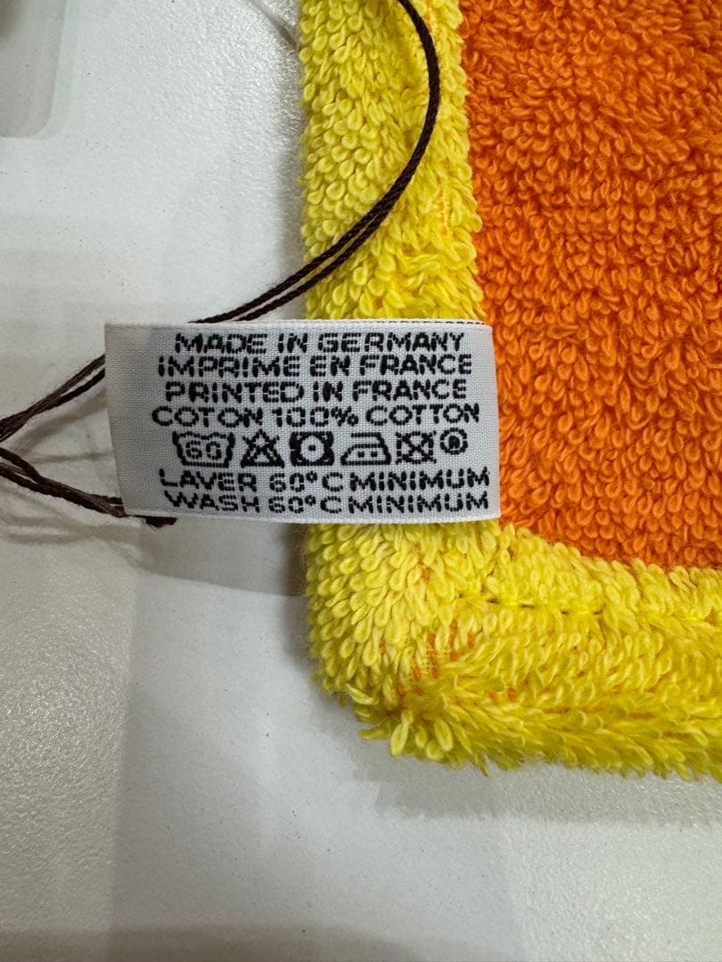 【タグ付き未使用】エルメス HERMES タオル 猫 キャット パイル地
