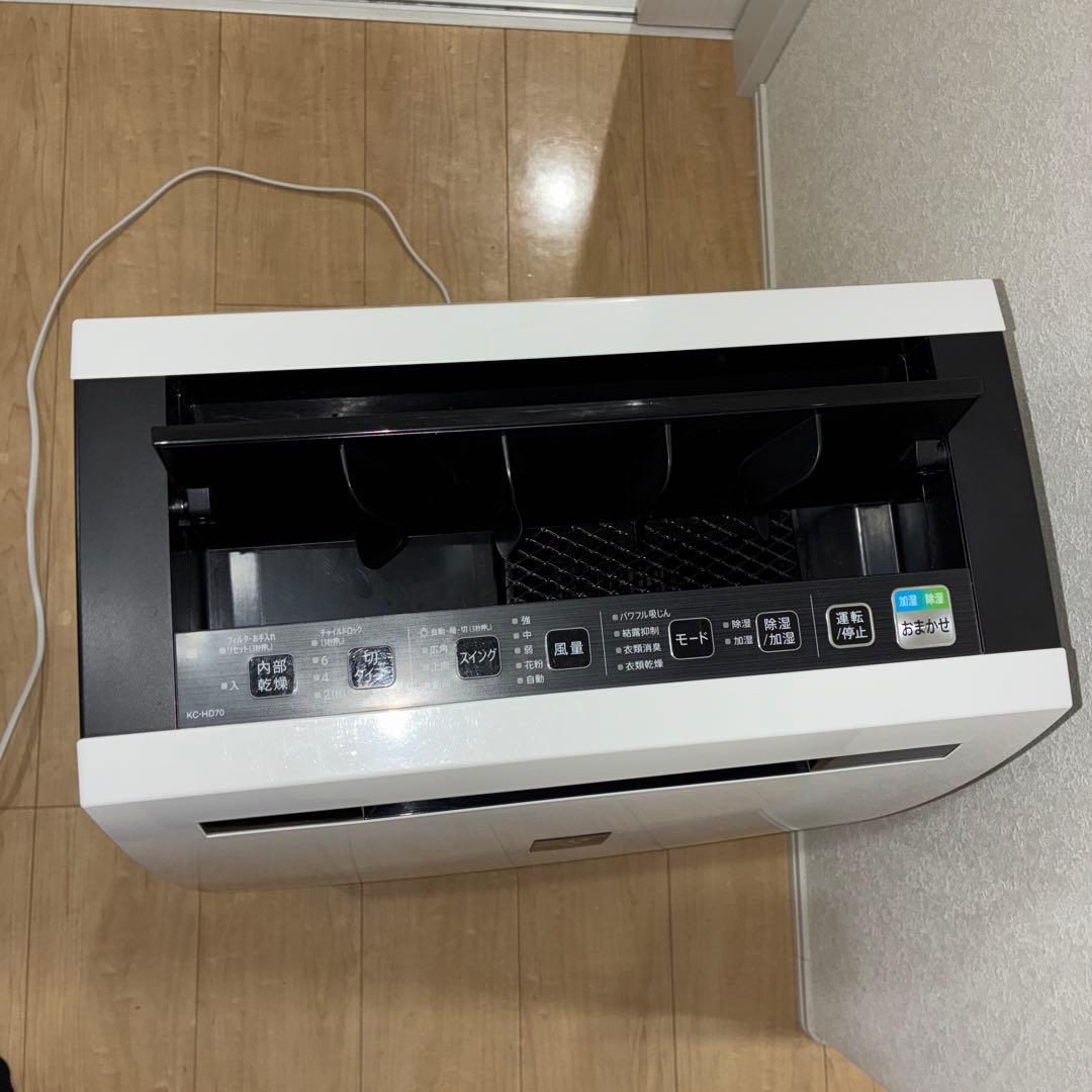 SHARP プラズマクラスター KC-HD70-W 除加湿空気清浄機 19年製