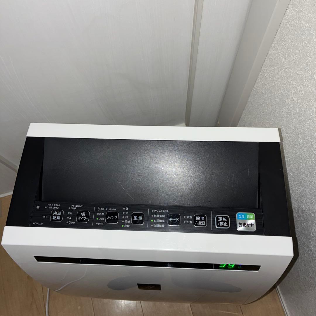 SHARP プラズマクラスター KC-HD70-W 除加湿空気清浄機 19年製