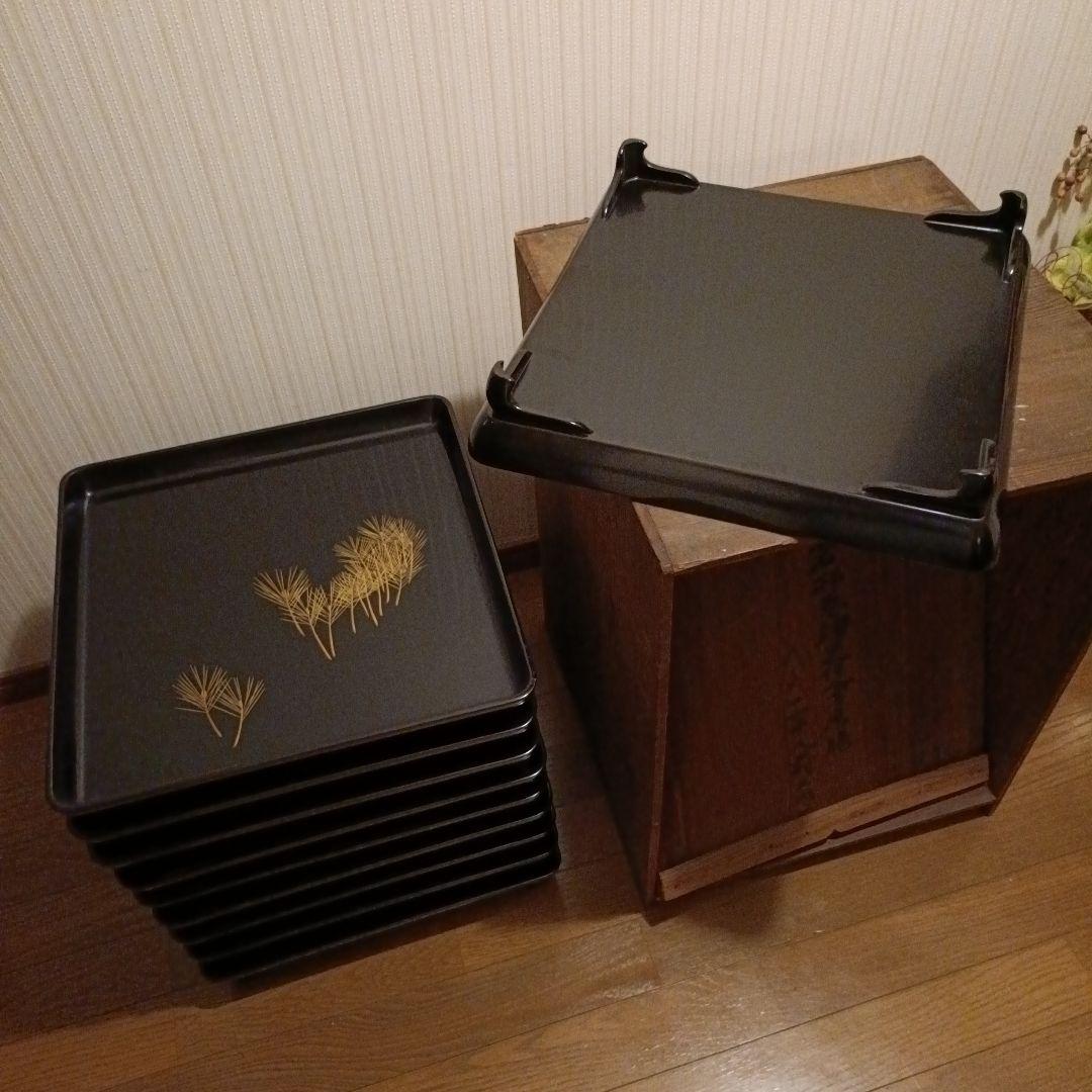輪島塗　足付き懐石膳会席膳