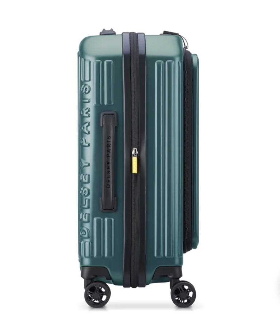 新品デルセーフロントオープン スーツケース機内持ち込み38L➕4L 拡張機能