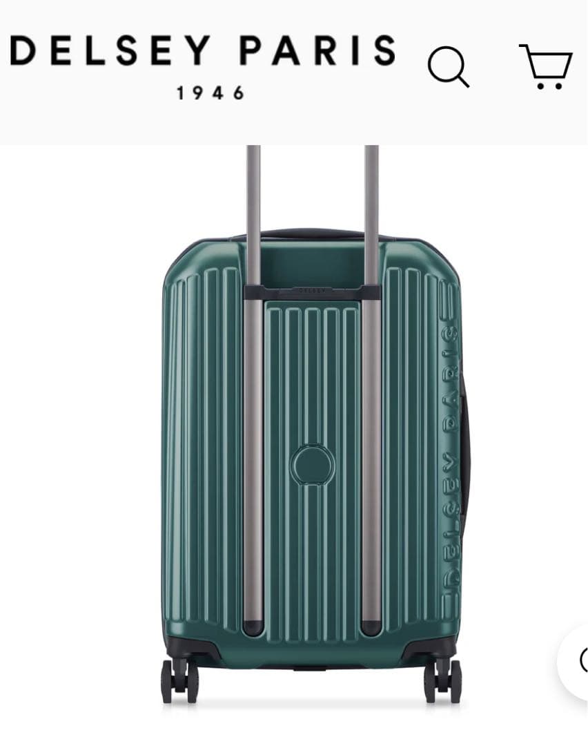 新品デルセーフロントオープン スーツケース機内持ち込み38L➕4L 拡張機能