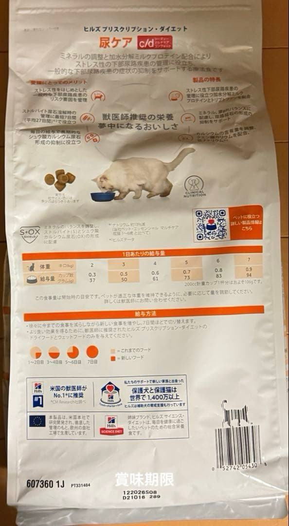 ヒルズ 尿ケア c/d マルチケア コンフォート フィッシュ2kg