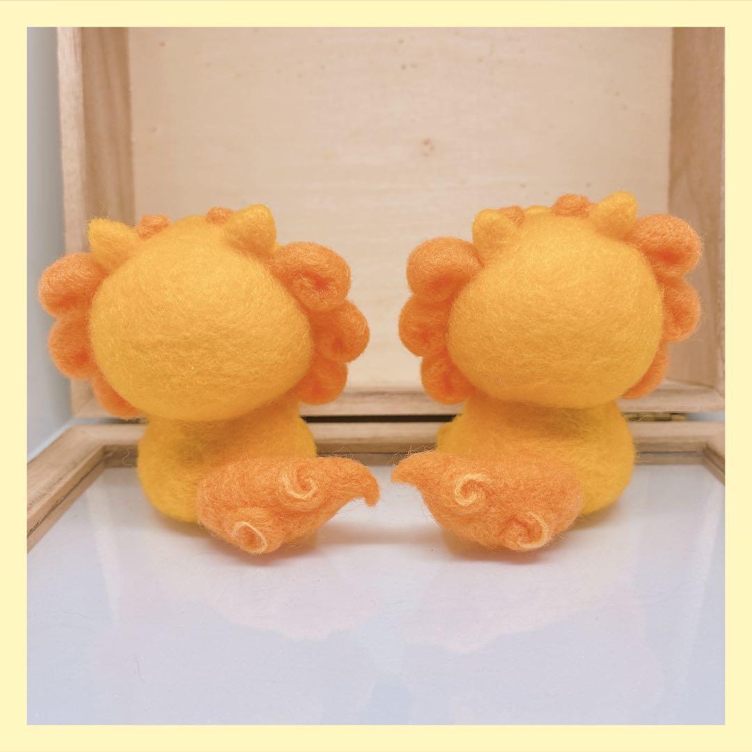羊毛フェルト　⭐︎シーサー⭐︎猫さんズ。