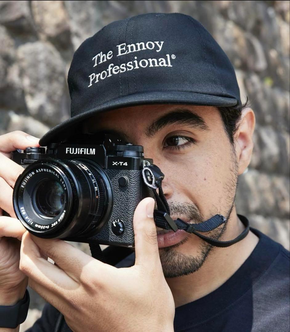 お出かけ・お散歩用品 ENNOY PROFESSIONAL COTTON CAP (BLACK)