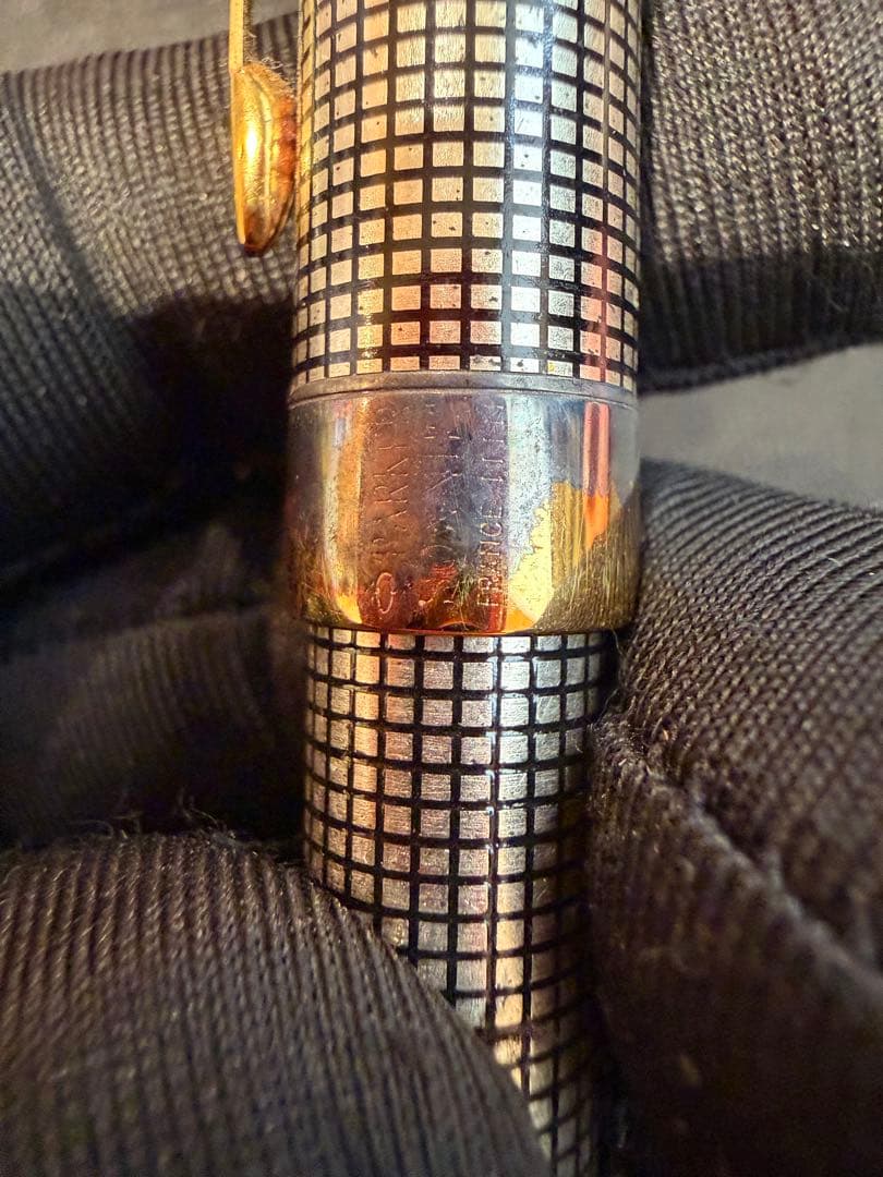 Parker 万年筆 スターリング　925 銀無垢　K18-750 750