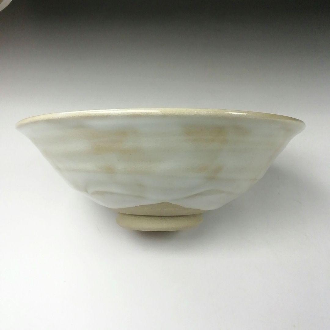 Ｔ１６１　茶碗　『淡釉　茶碗』『長谷元窯　六兵衛作』　共箱　抹茶碗　茶道具