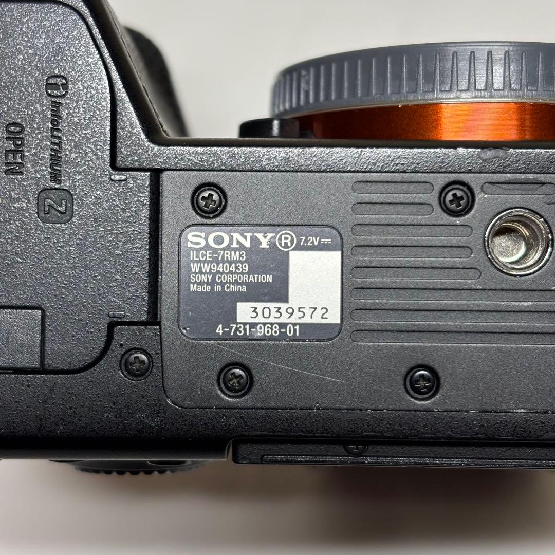 SONY α7R iii Eマウント ミラーレス一眼 動作確認済み