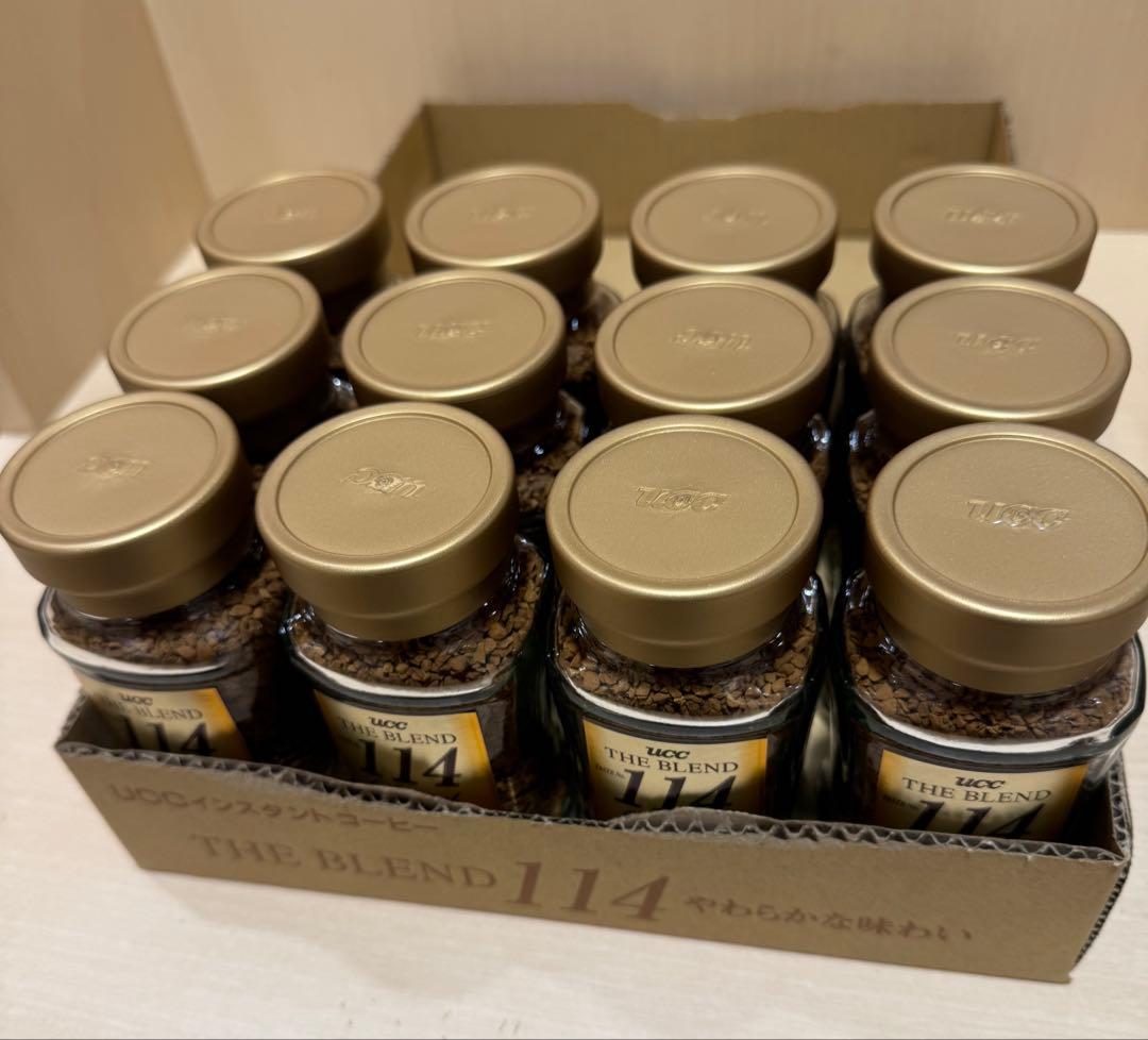 ButchiUCCコーヒーザ・ブレンド 114と117瓶40g ×各12本