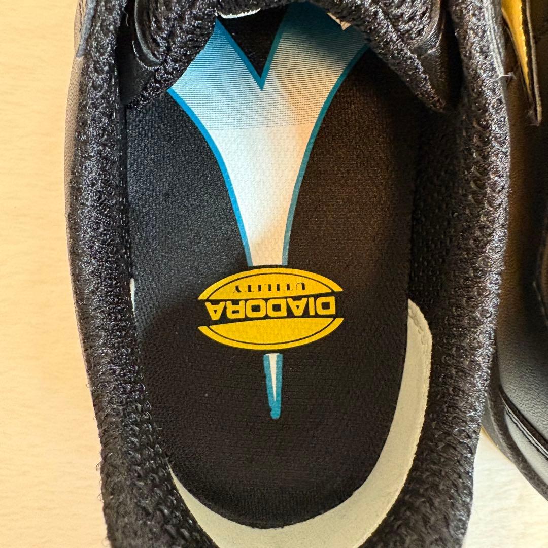 新品タグ付き DIADORA BOA 安全靴 ブラック 27.5cm 黒/金
