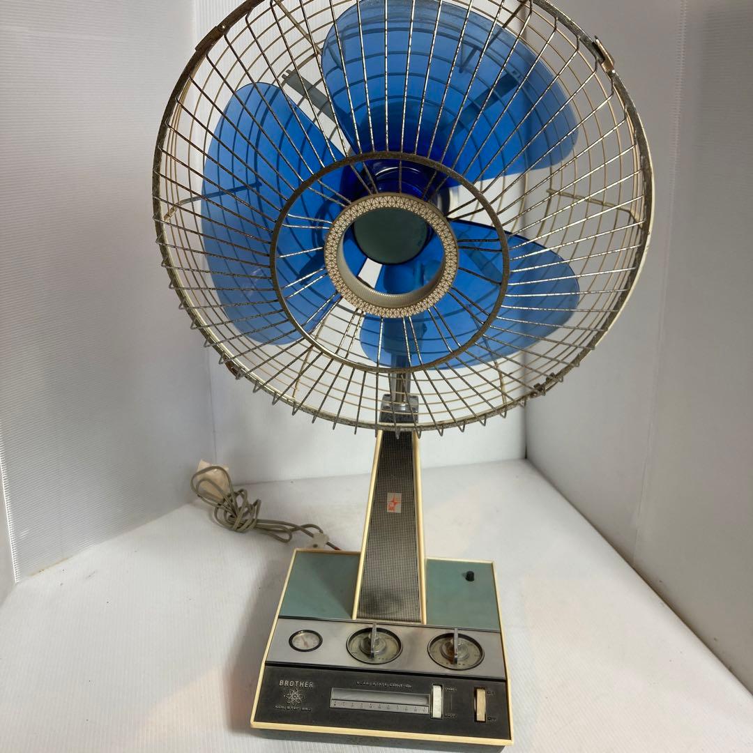 BROTHER 家庭用扇風機 レトロ 青色