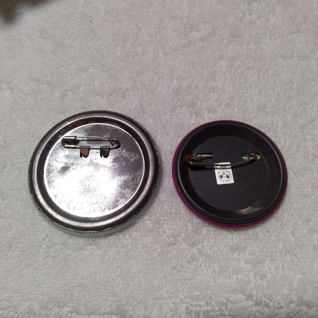 お正月セール　当時物　ミッキー＆ミニー　缶バッチ　昭和レトロ　ビンテージ