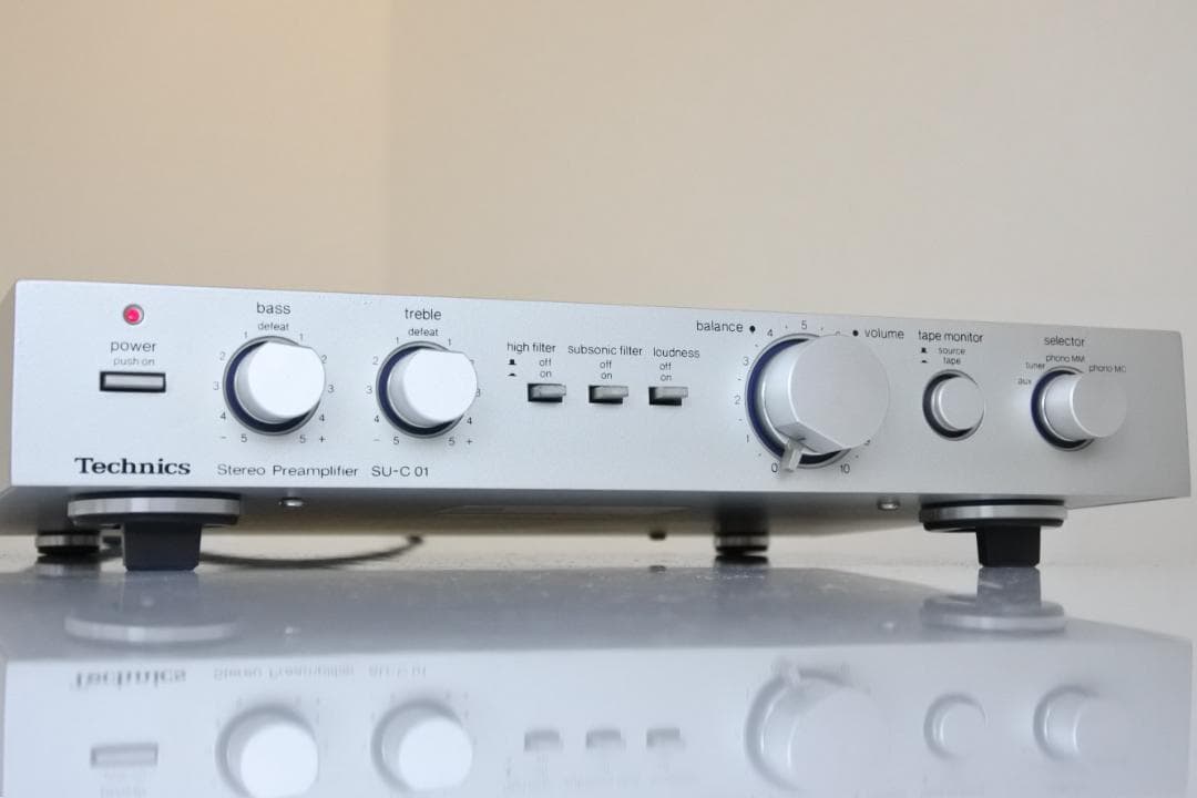Technics SU-C01 プリアンプ オーバーホール済製品 正常動作品
