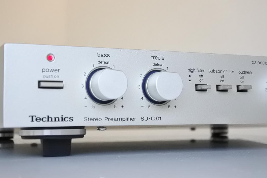 Technics SU-C01 プリアンプ オーバーホール済製品 正常動作品
