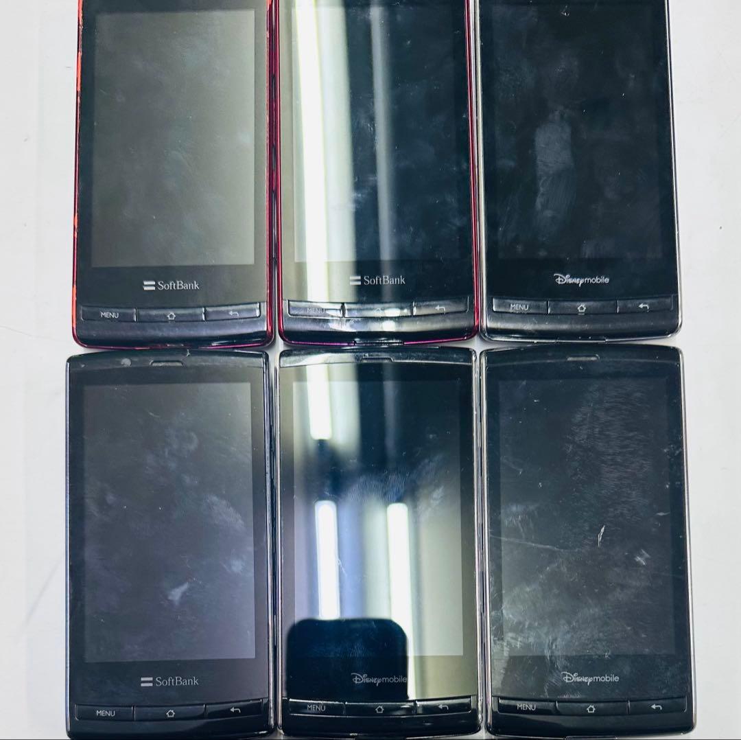 動作未確認、ジャンクスマホ6点セット