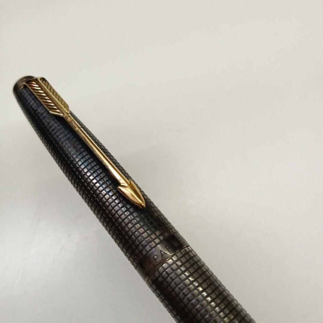 14K (ペン先) STERLING CAP&BARREL と刻印された万年筆