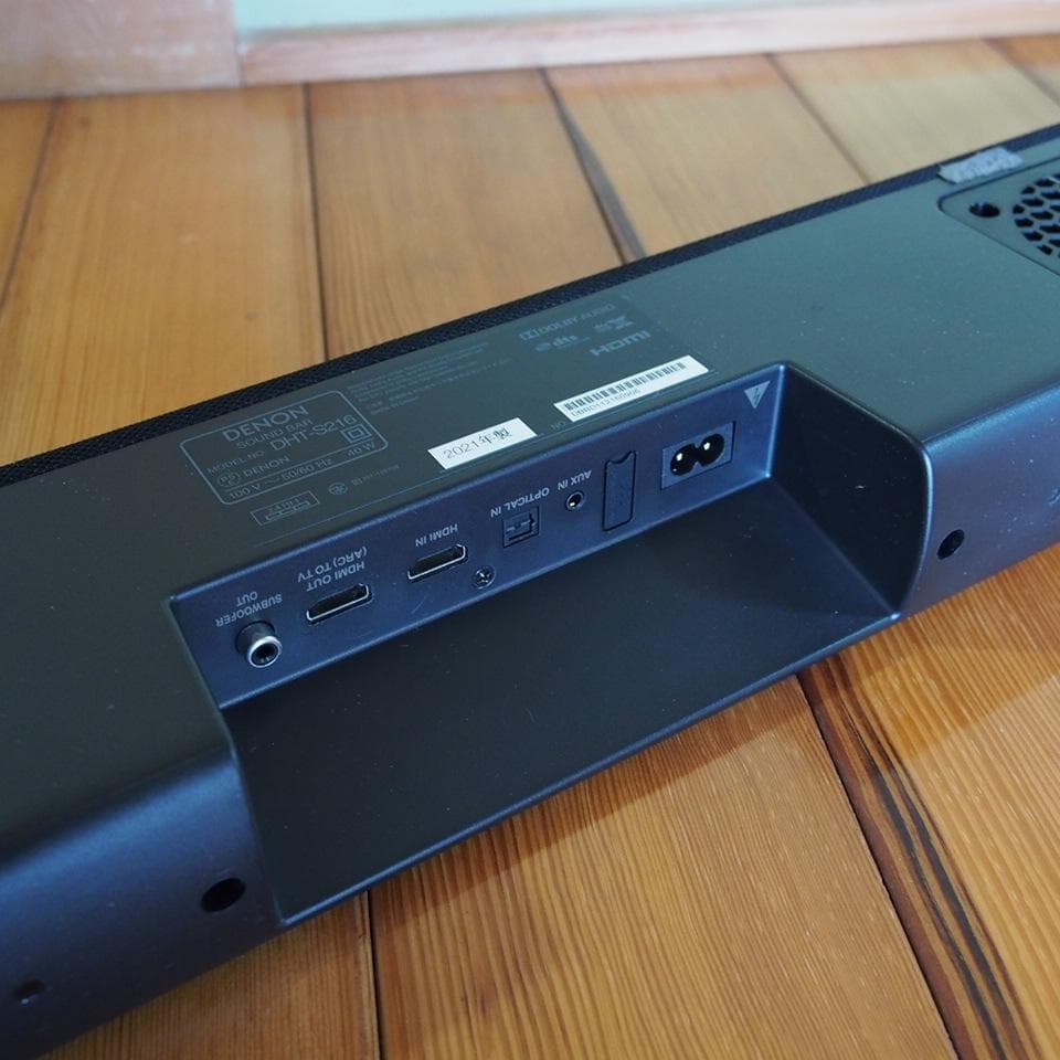 DENON サウンドバー DHT-S216 黒 2021年製