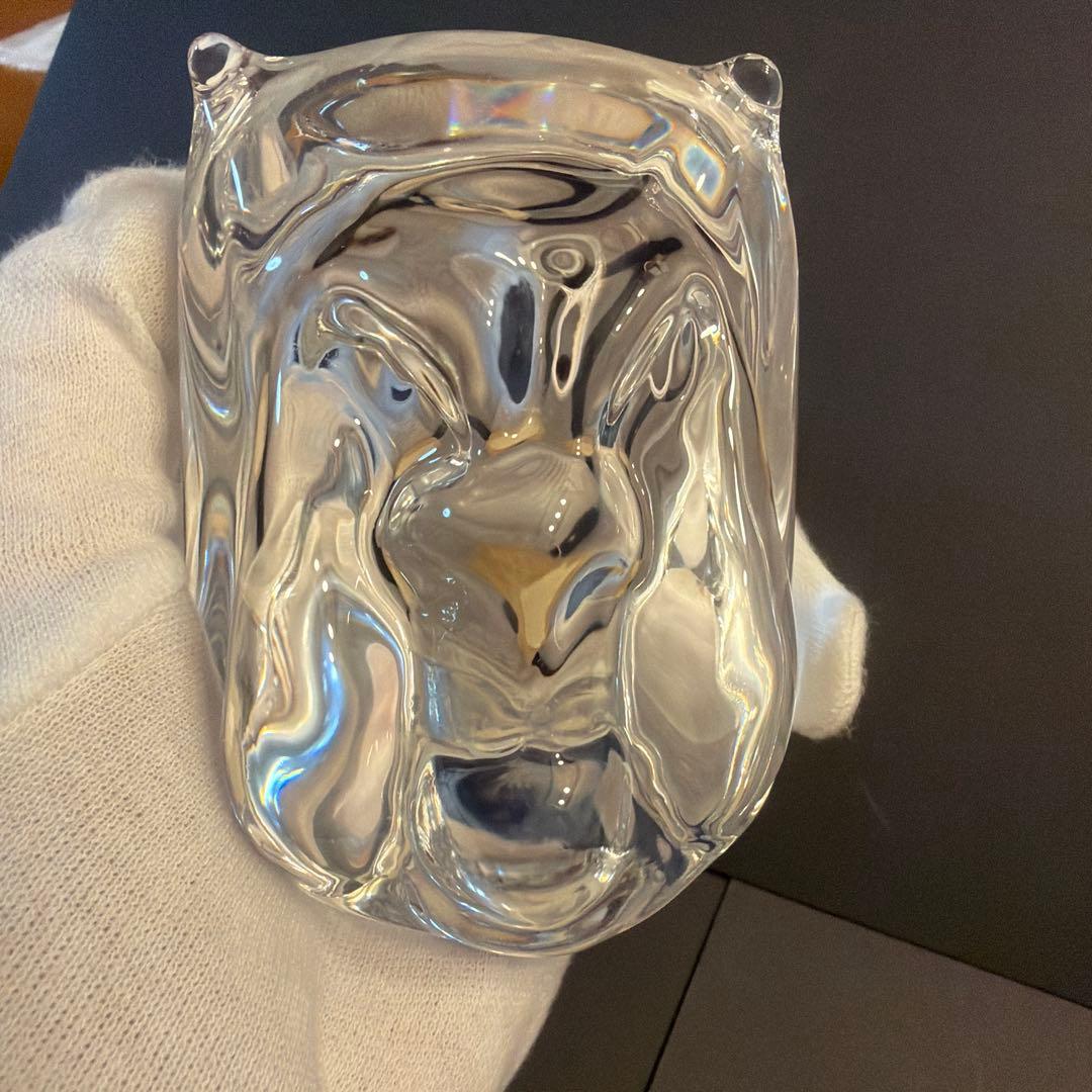 Lead Crystal ブルドッグ　西ドイツ