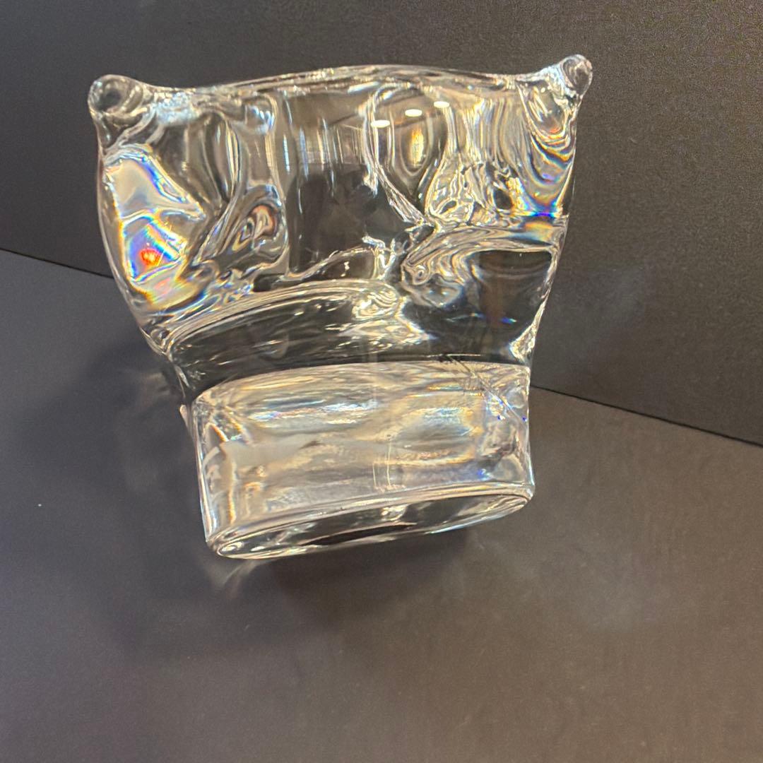 Lead Crystal ブルドッグ　西ドイツ