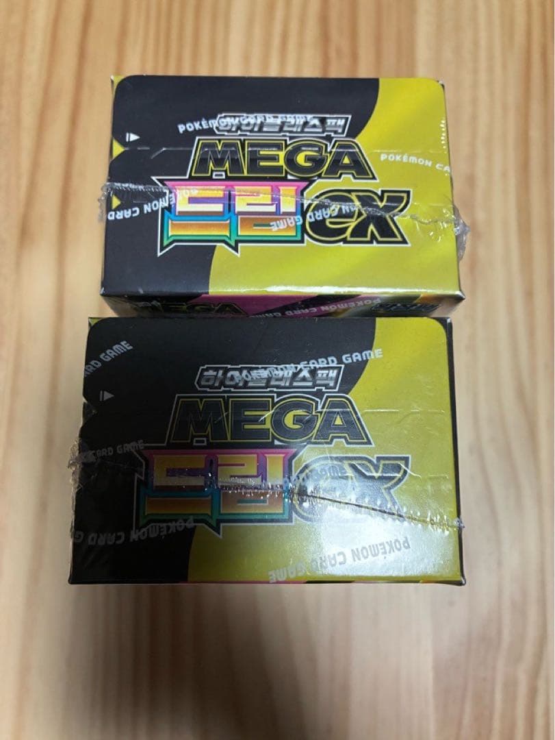 ポケモンカード メガドリームex 韓国語 ハングル文字 新品 2BOX