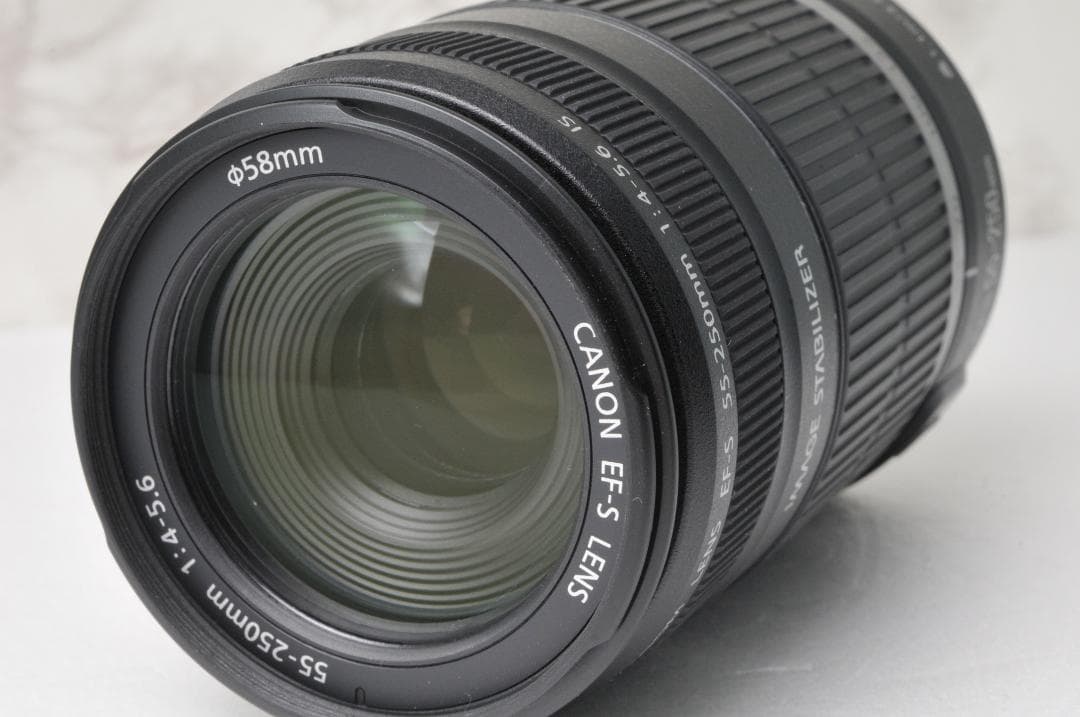 美品 Canon EF-S 55-250mm IS⭐️手ぶれ補正 望遠 キヤノン