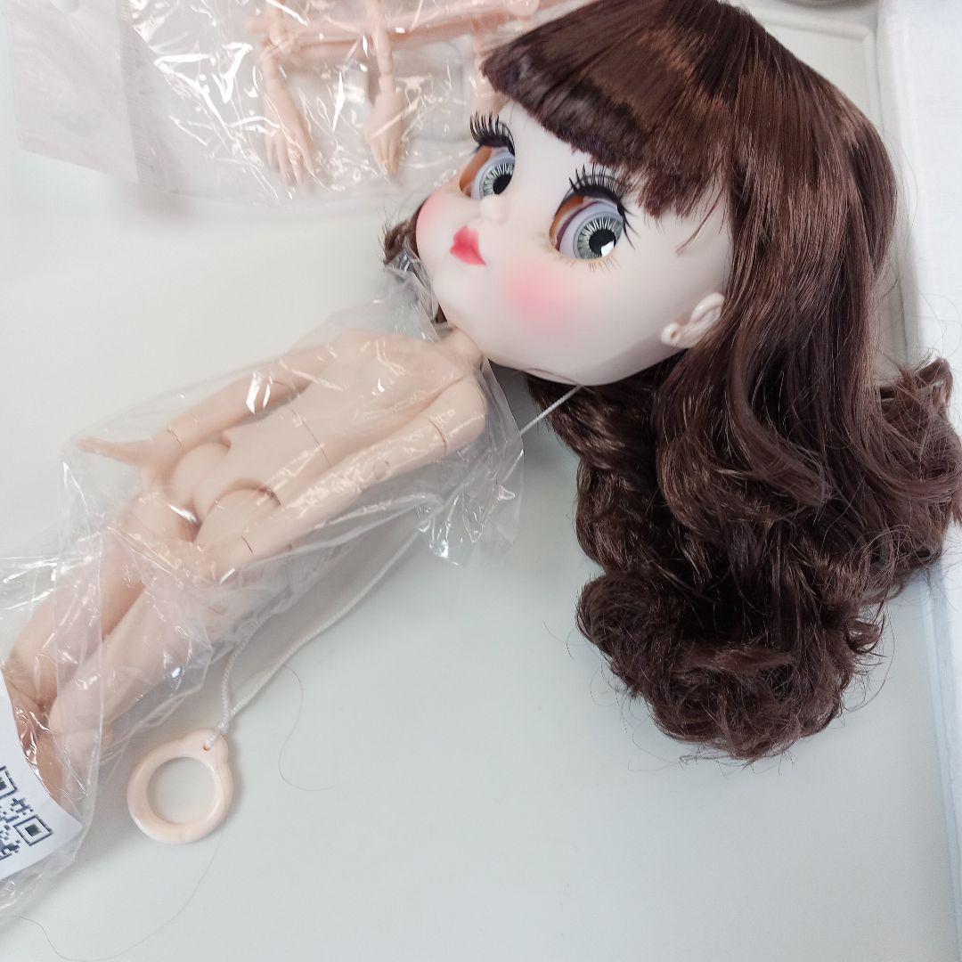 New ほっぺちゃん  ブラウンセミロング   新品アイシードール