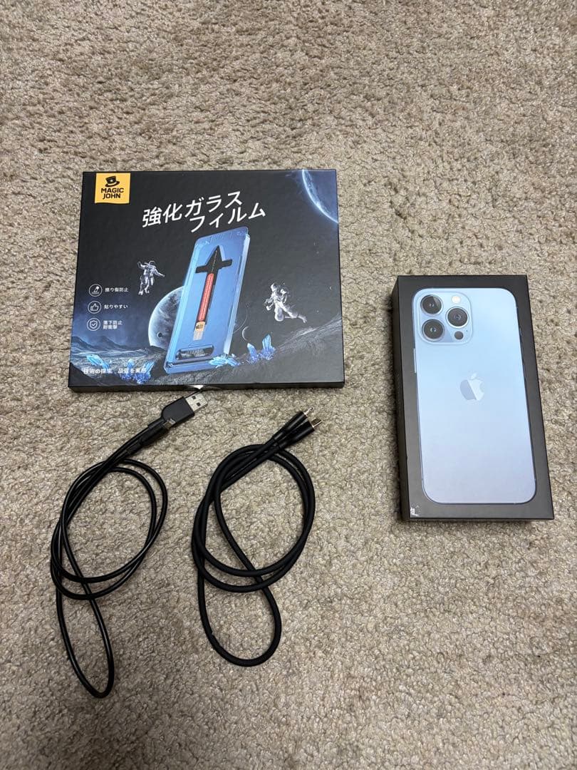 【美品・バッテリー新品】iPhone 13 Pro 256GB シエラブルー
