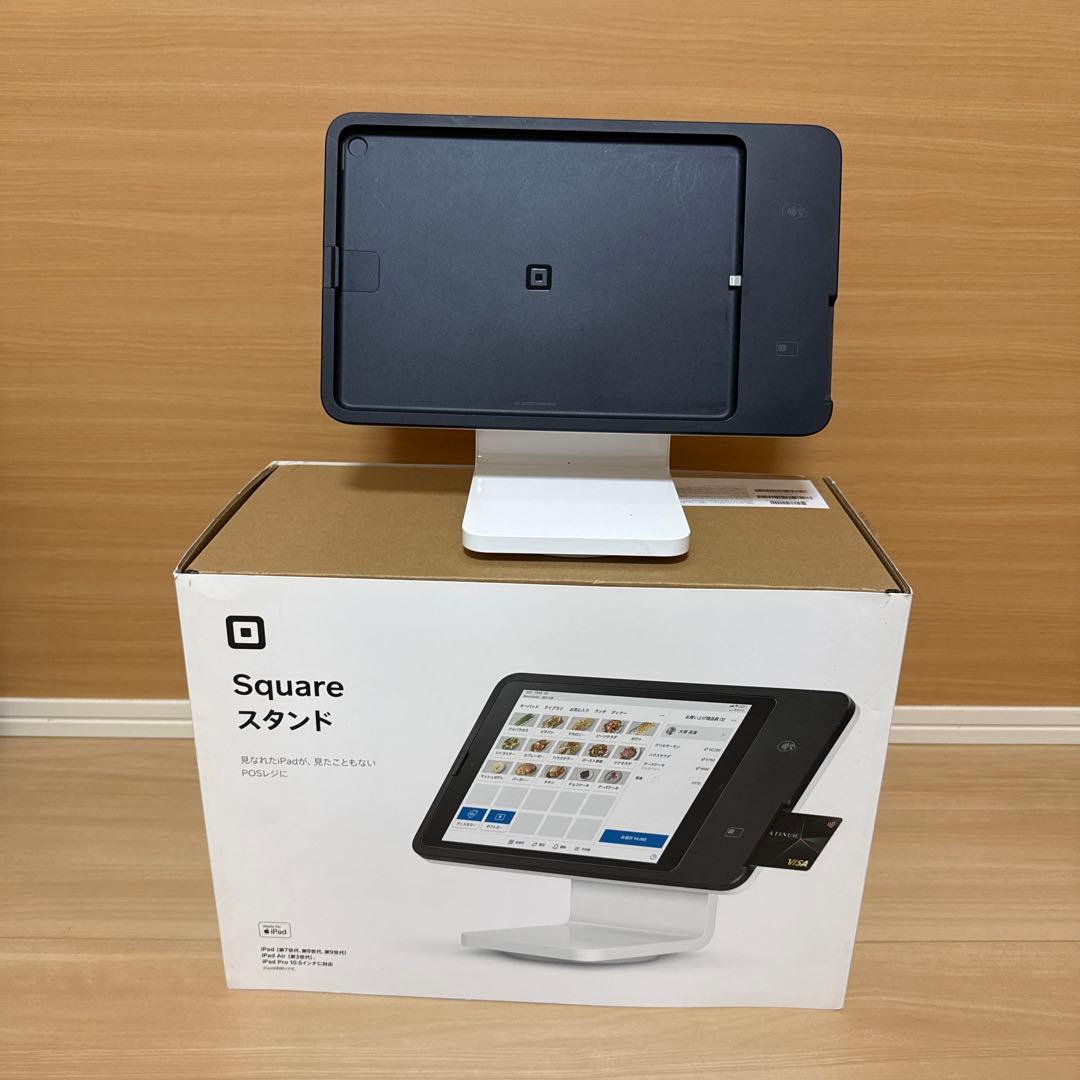 Square スタンド ホワイト　ポスプリンターセット