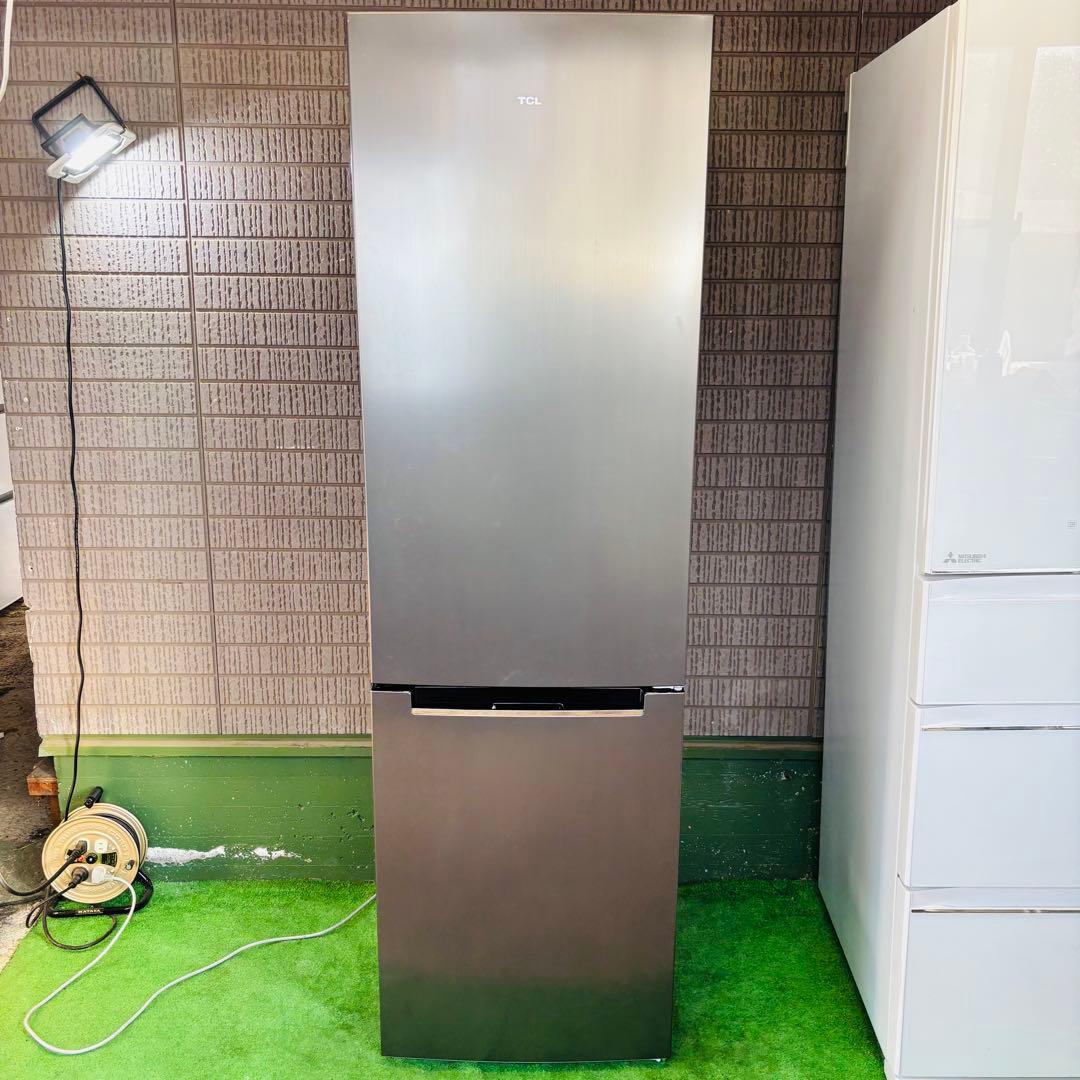 美品 23年製 253L 冷蔵庫 大きめ 一人暮らし TCL【地域限定配送無料】