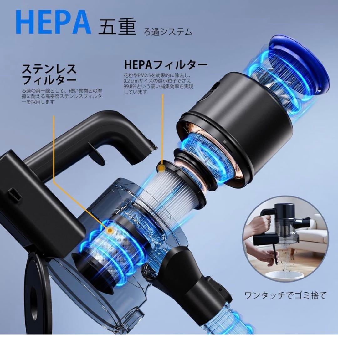 ❣️多機能❣️掃除機 コードレス　強力吸引　サイクロン スティッククリーナー 軽量