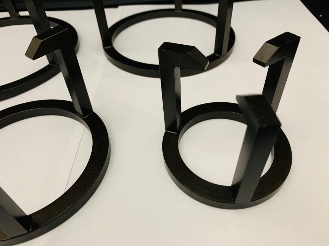 五徳　4点セット大中小極小　美品　茶道具　煎茶道具