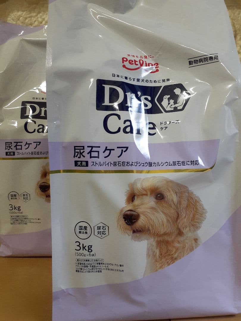 RU☆JYA※様ドクターズケア犬用療法食尿石ケア3kg×2袋