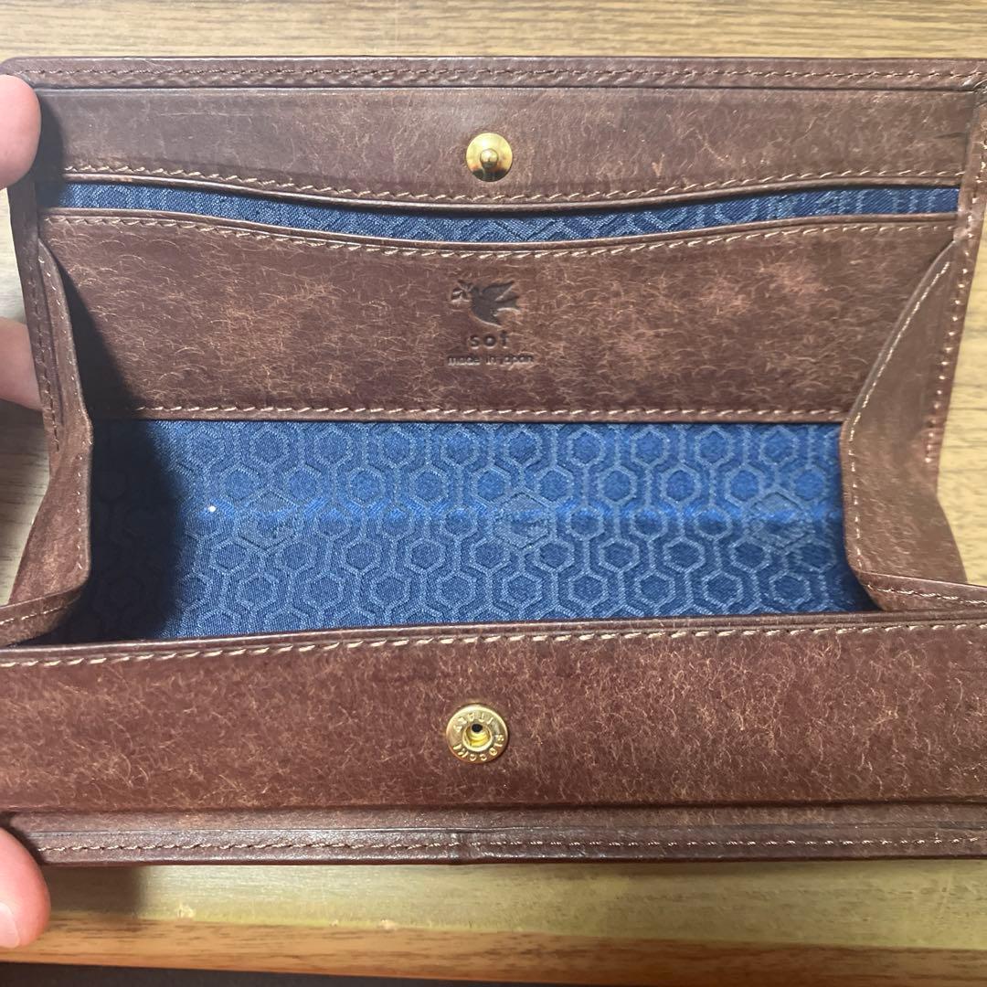 sot boxペンケース プエブロレザー ダークブラウン