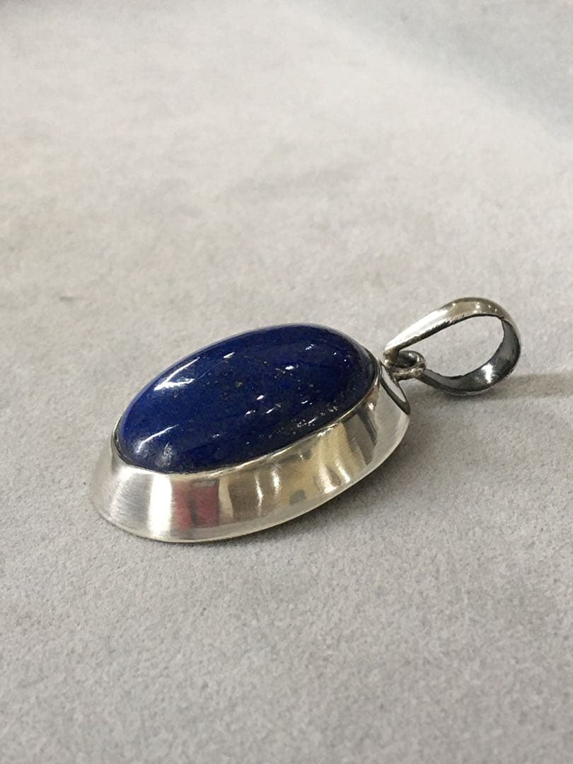 [新品] silver925 天然石　幸運　ラピスラズリ　ペンダントトップ