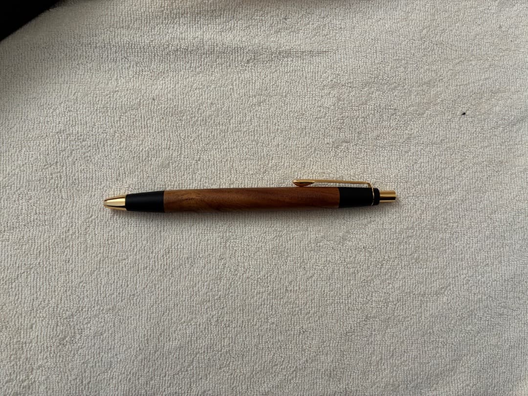 野原工芸　欅のボールペン　旧型