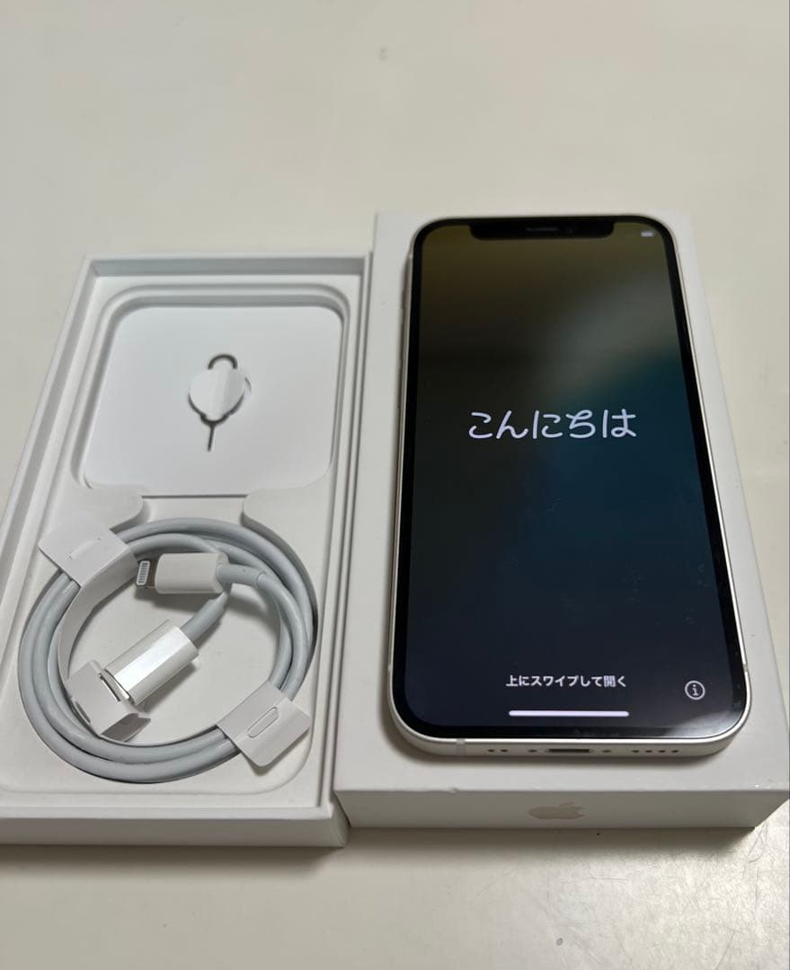 【2/25まで出品】iPhone12 ミニ 白64GB【SIMフリー】【美品】