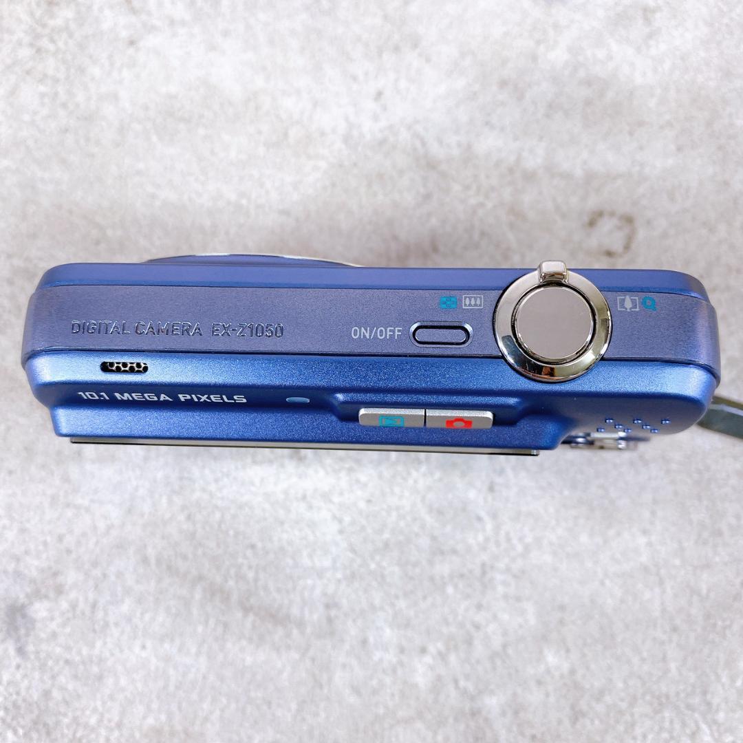 CASIO EXILIM EX-Z1050 コンパクトデジタルカメラ ブルー