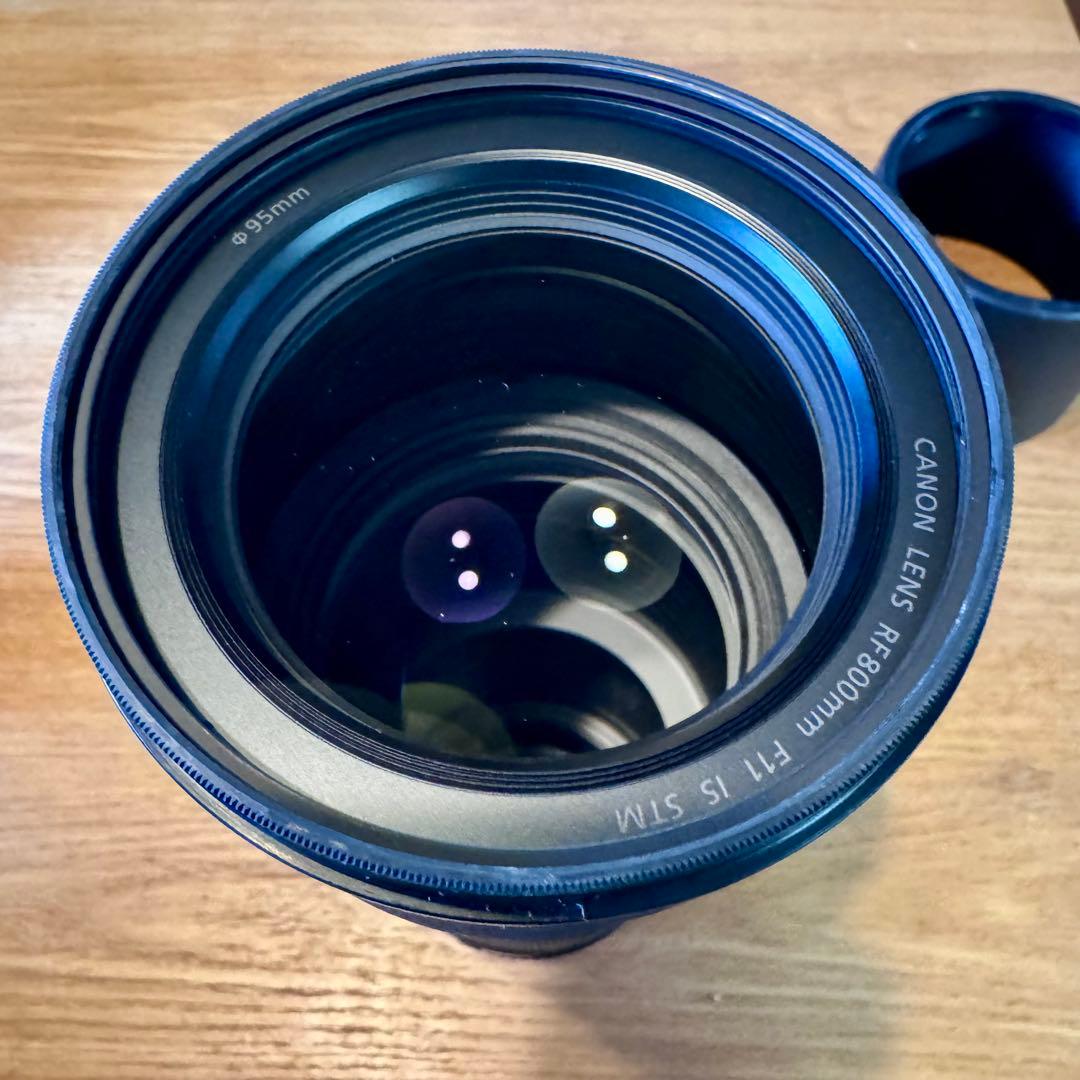 Canon RF800 F11 IS STM 美中古レンズプロテクター付