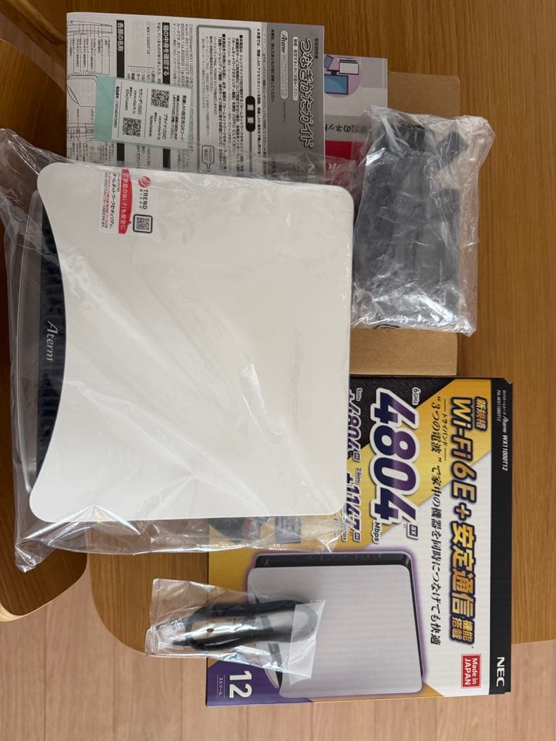 ゆ*ず様 (超美品)NEC WX11000T12 Wi-Fi 6E ルーター