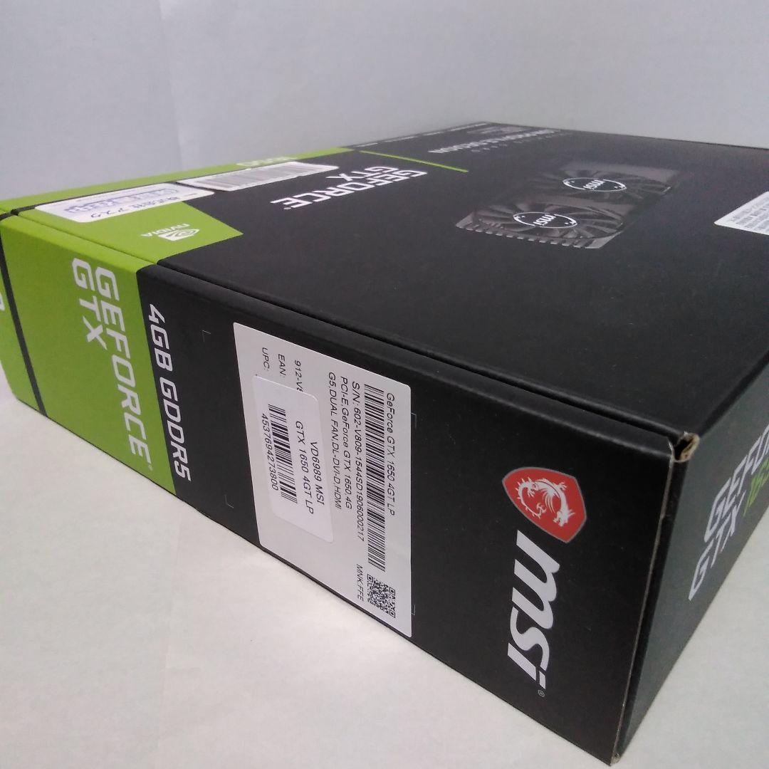 MSI Geforce GTX 1650 4GT LPす DV6989 MSI