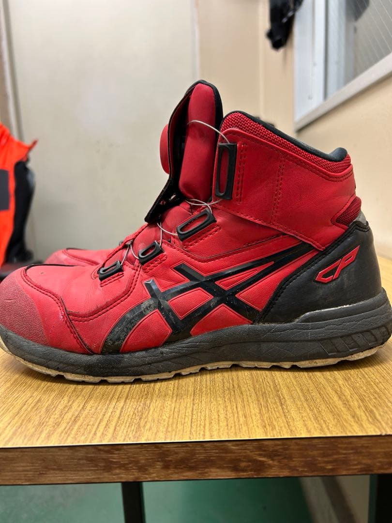 ASICS アシックス 安全靴 クラシックレッド